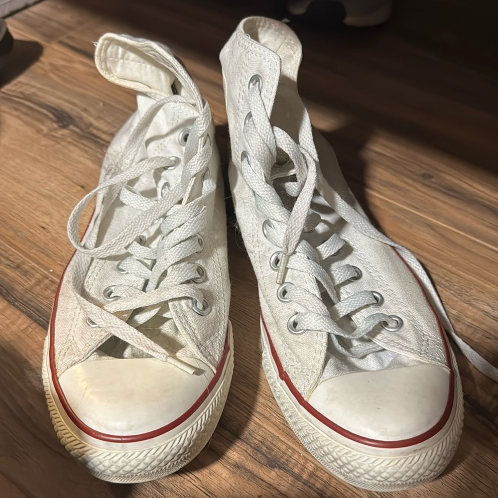 White high top Converse
